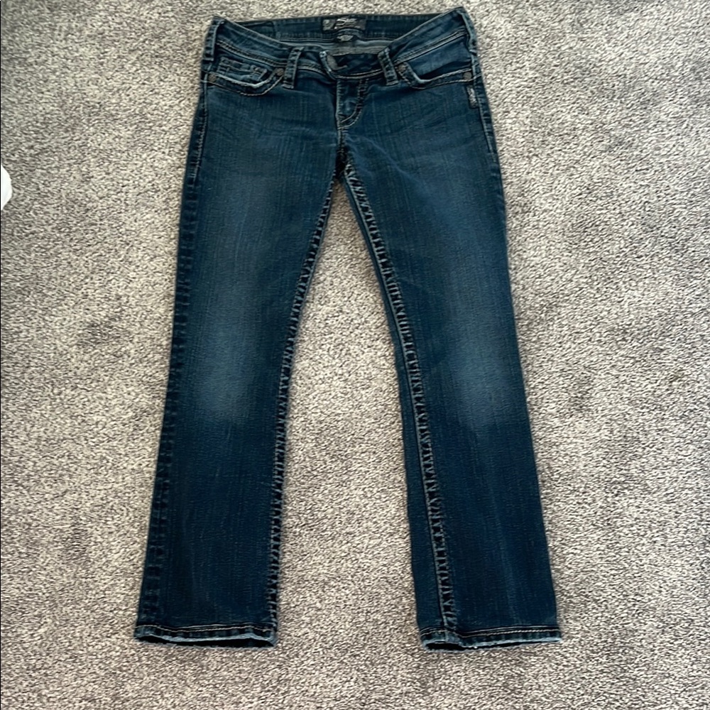 Silver Tuesday Jean Capri Size 26